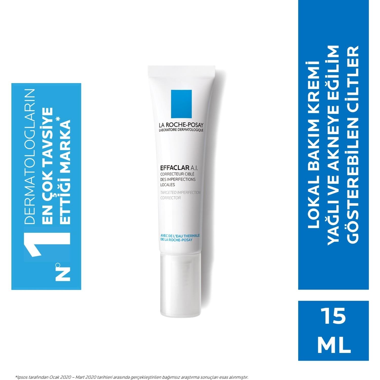 La Roche Posay Effaclar A.I 15 мл Местный крем для ухода за прыщами и прыщами
La Roche Posay Effaclar A.I 15 мл Местный крем для ухода за прыщами и прыщами