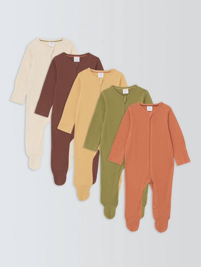 Детские ребристые комбинезоны для сна John Lewis, Pack of 5, Neutral Multi
Детские ребристые комбинезоны для сна John Lewis, Pack of 5, Neutral Multi