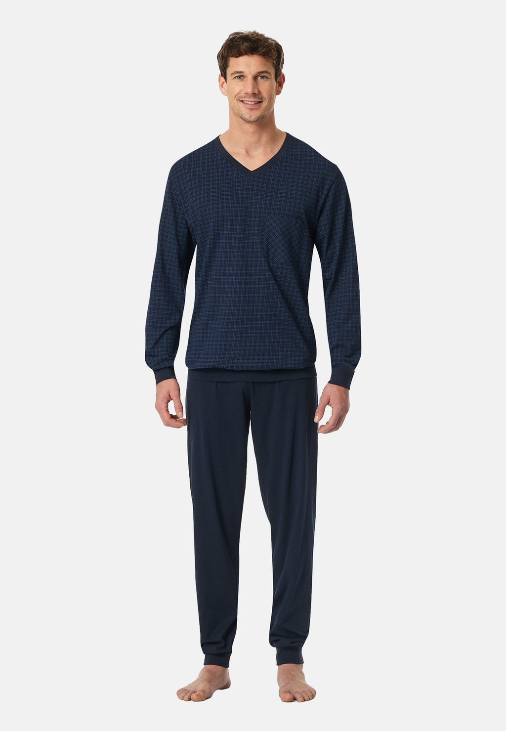 Пижама COMFORT ESSENTIALS SET - Pyjama set Schiesser, темно-синий
Пижама COMFORT ESSENTIALS SET - Pyjama set Schiesser, темно-синий