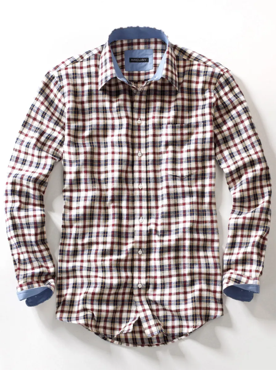 Классическая рубашка в клетку Classic, бежевый
Классическая рубашка в клетку Classic, бежевый