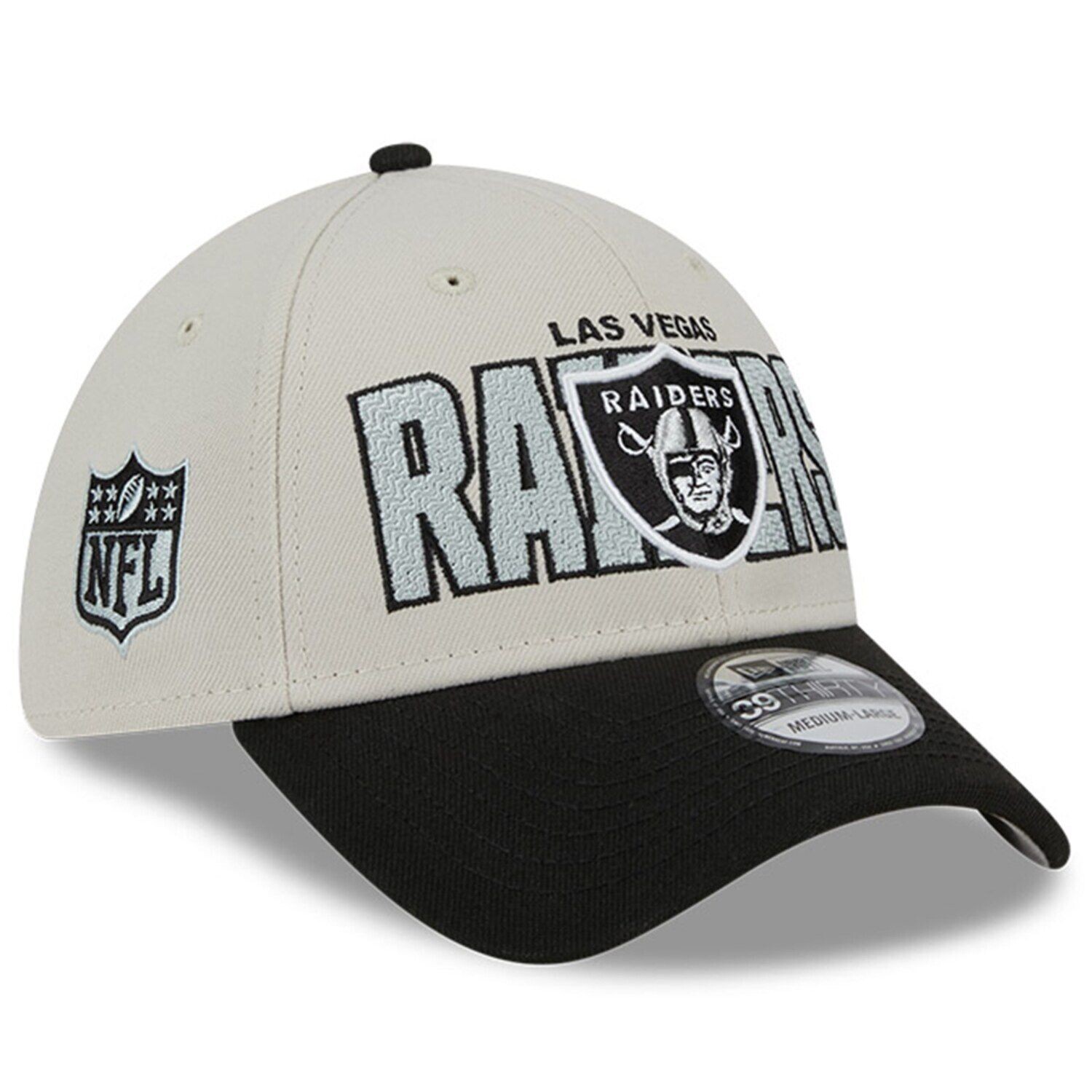 Мужская гибкая кепка New Era Stone/черная Las Vegas Raiders 2023 NFL Draft 39THIRTY
Мужская гибкая кепка New Era Stone/черная Las Vegas Raiders 2023 NFL Draft 39THIRTY