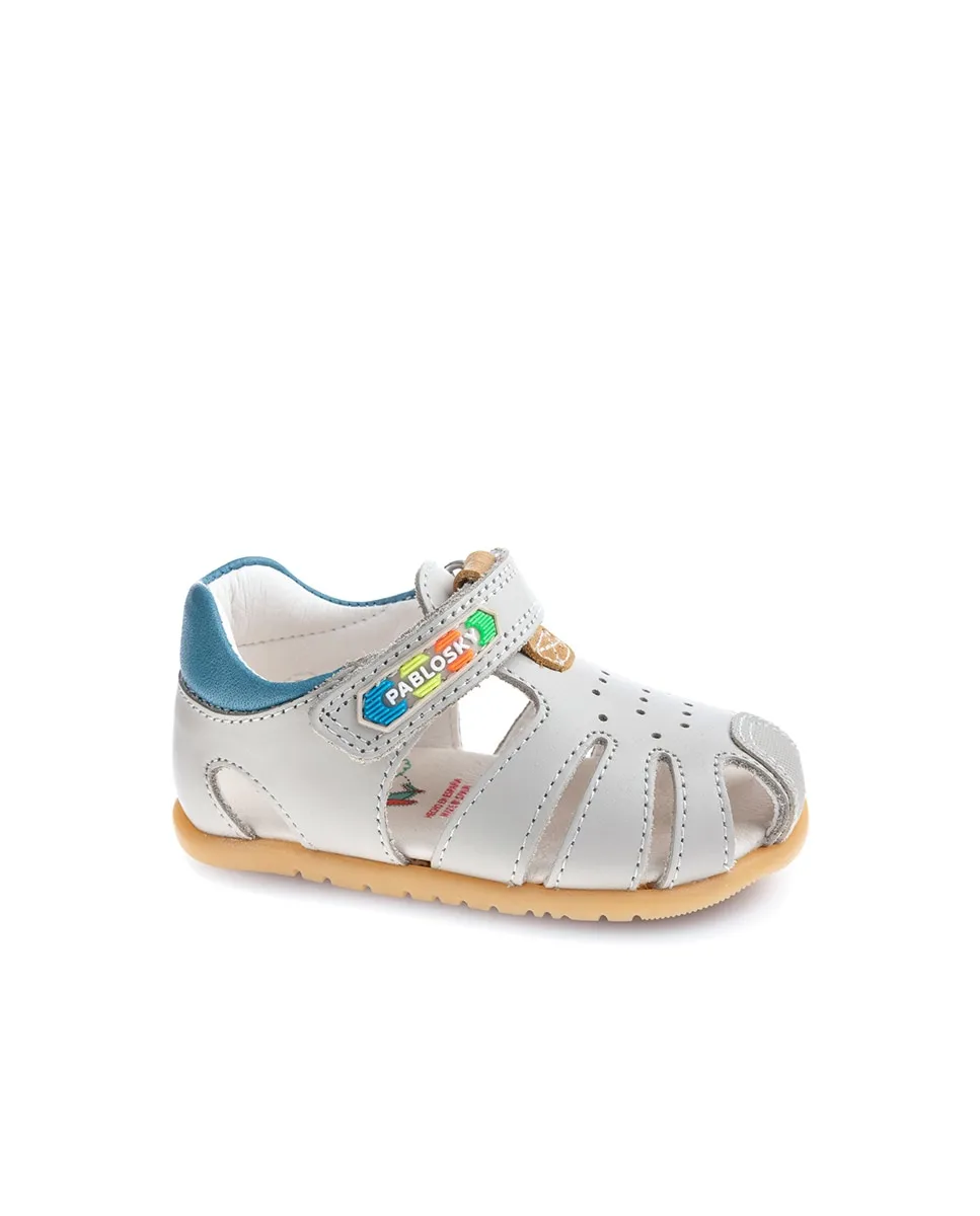 Детские сандалии из кожи на липучке Pablosky, бежевый
Детские сандалии из кожи на липучке Pablosky, бежевый