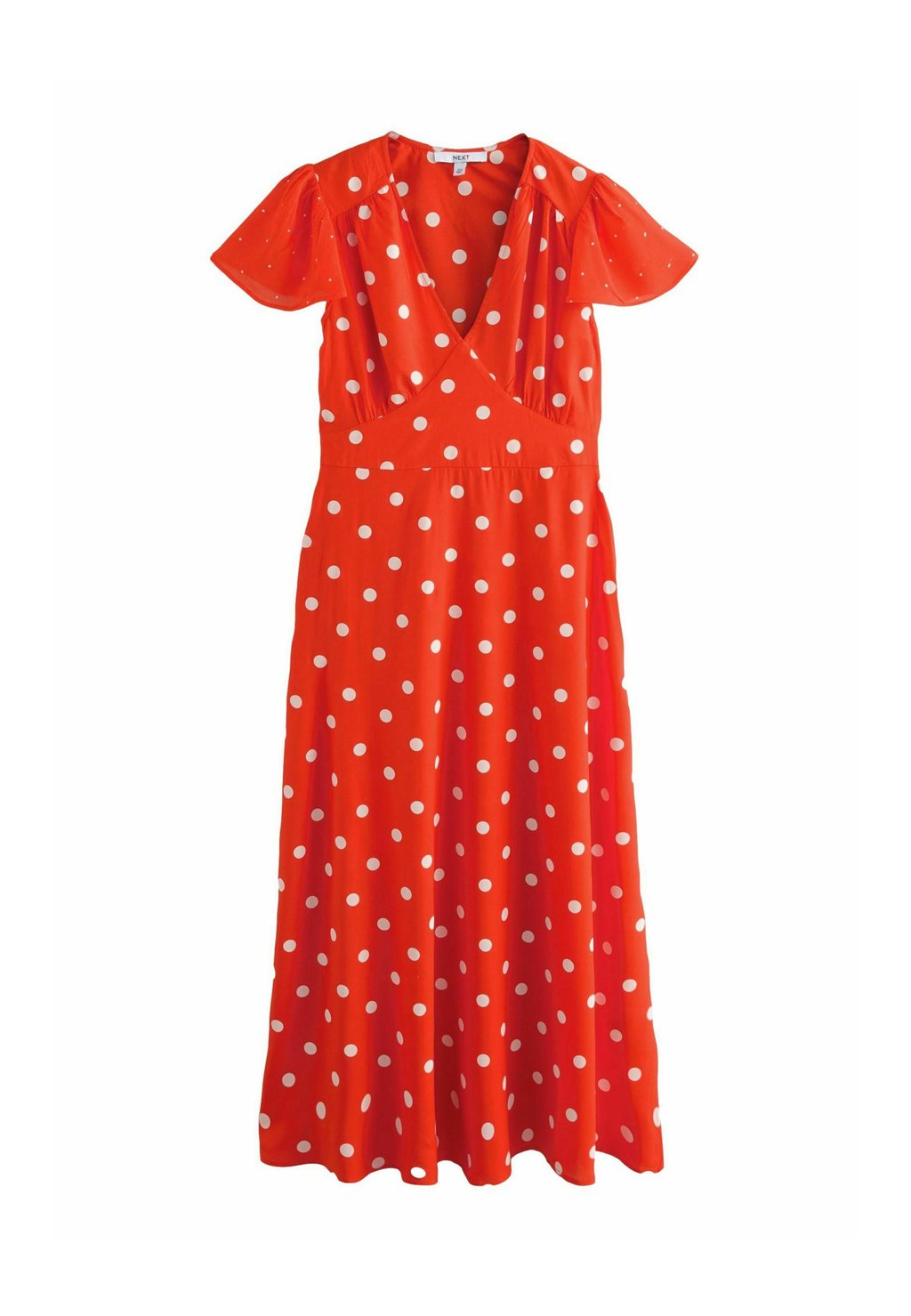 Платье макси FLUTTER SLEEVE V-NECK TIE WAIST Next, светло-красный
Платье макси FLUTTER SLEEVE V-NECK TIE WAIST Next, светло-красный