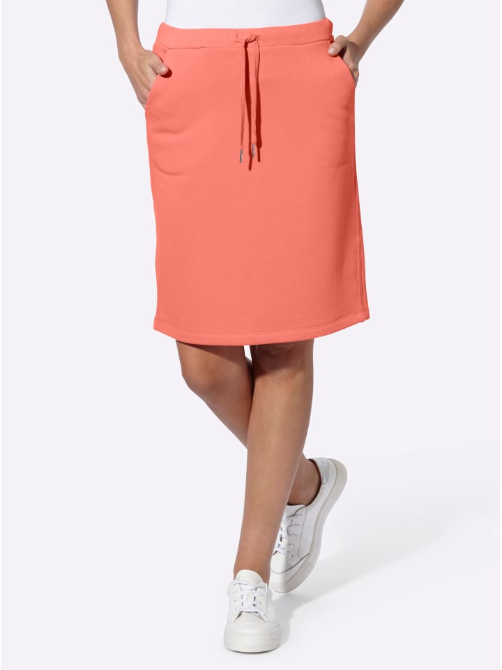 Юбка-свитер кораллового цвета Heine
Юбка-свитер кораллового цвета Heine