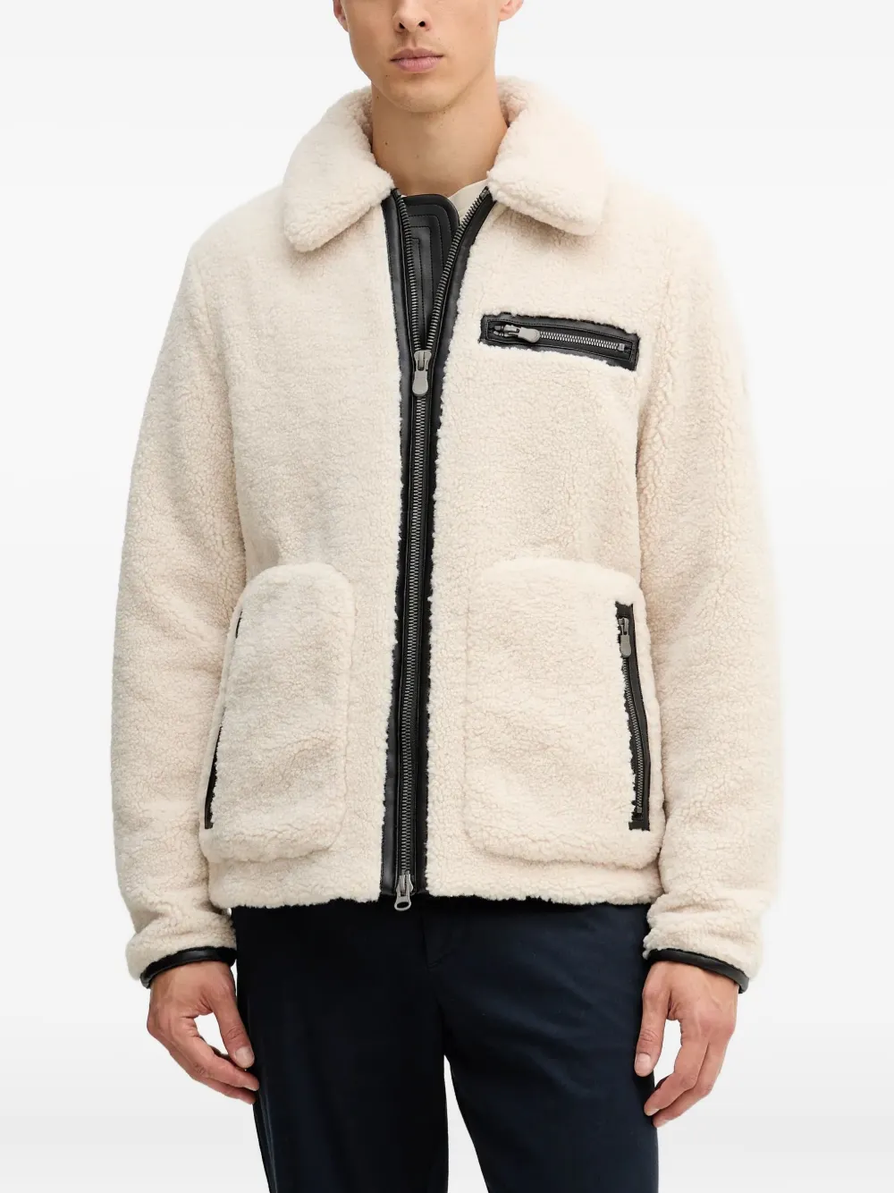 Куртка из шерпы с молниями Save The Duck, кремовый
Куртка из шерпы с молниями Save The Duck, кремовый
