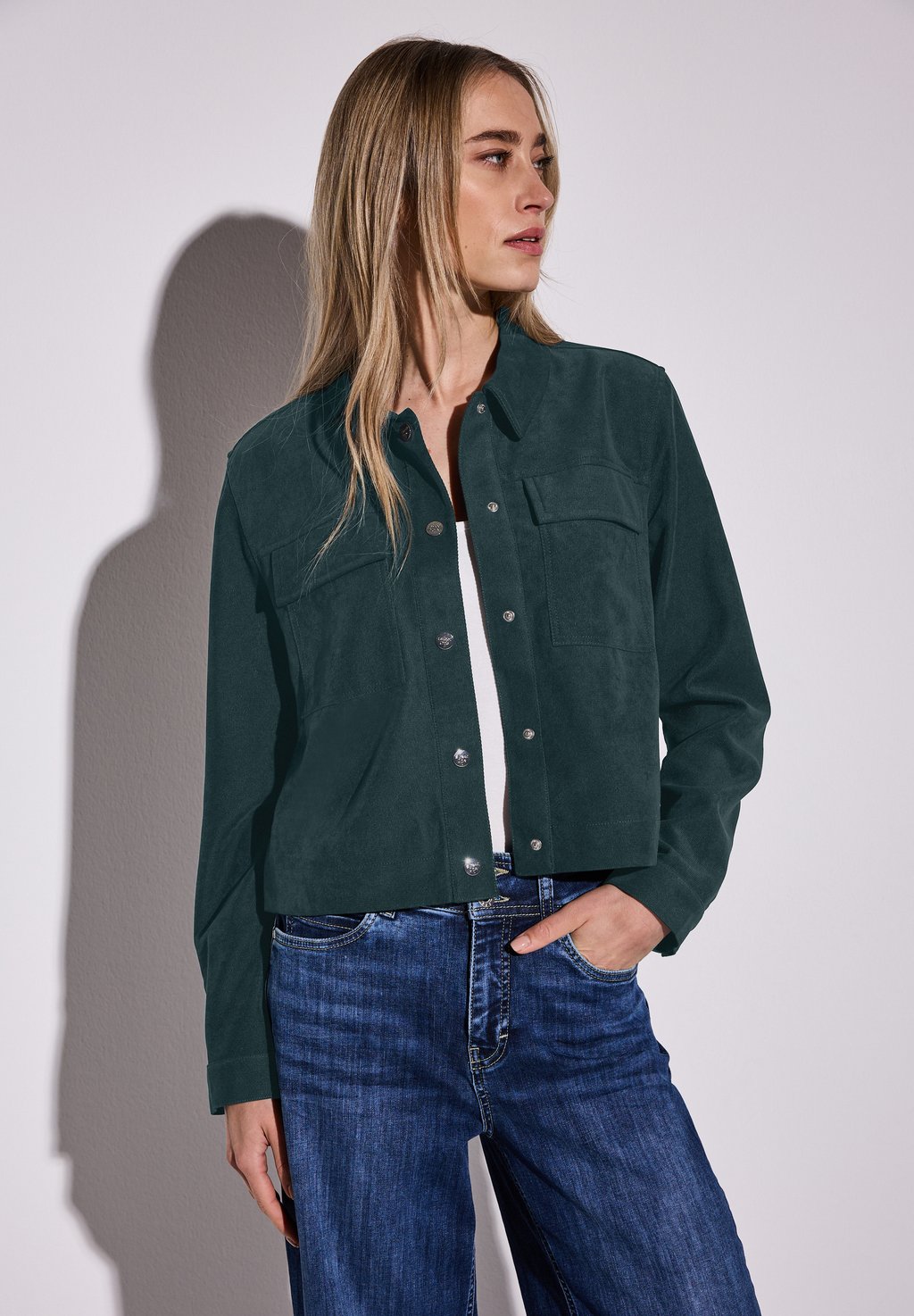 Летняя куртка Street One, зеленый
Летняя куртка Street One, зеленый