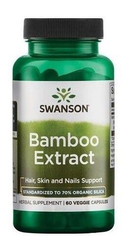Подготовка волос, кожи и ногтей Swanson Bamboo Ekstrakt, 60 шт
Подготовка волос, кожи и ногтей Swanson Bamboo Ekstrakt, 60 шт