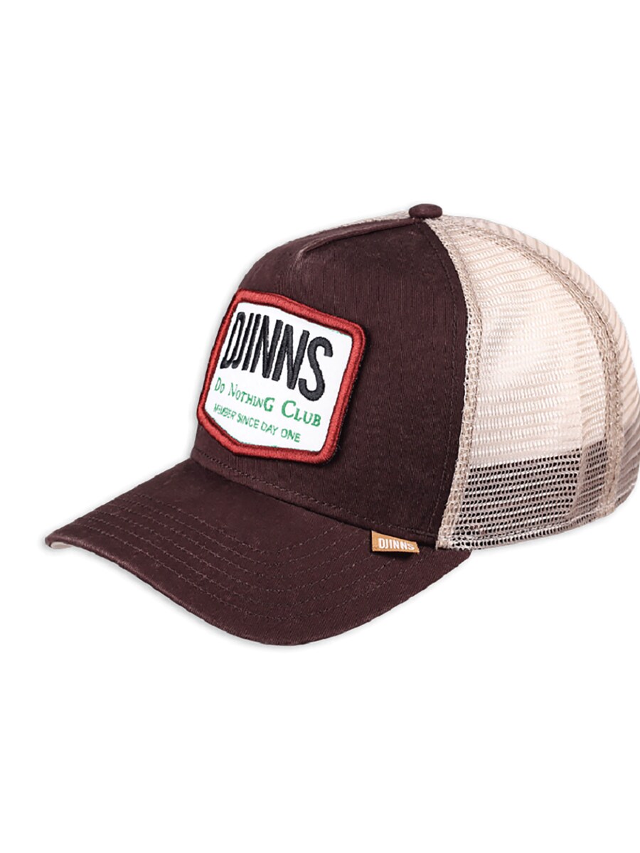 Бейсболка DJINNS Nothing Club #2, коричневый
Бейсболка DJINNS Nothing Club #2, коричневый