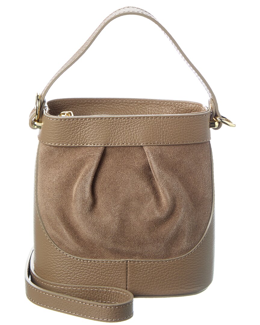 Сумка-ведро Persaman New York из замши и кожи, коричневый
Сумка-ведро Persaman New York из замши и кожи, коричневый