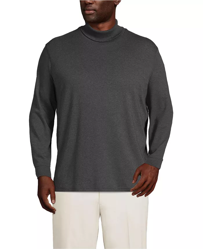 Футболка-водолазка из хлопка Supima больших размеров Lands' End, черный
Футболка-водолазка из хлопка Supima больших размеров Lands' End, черный