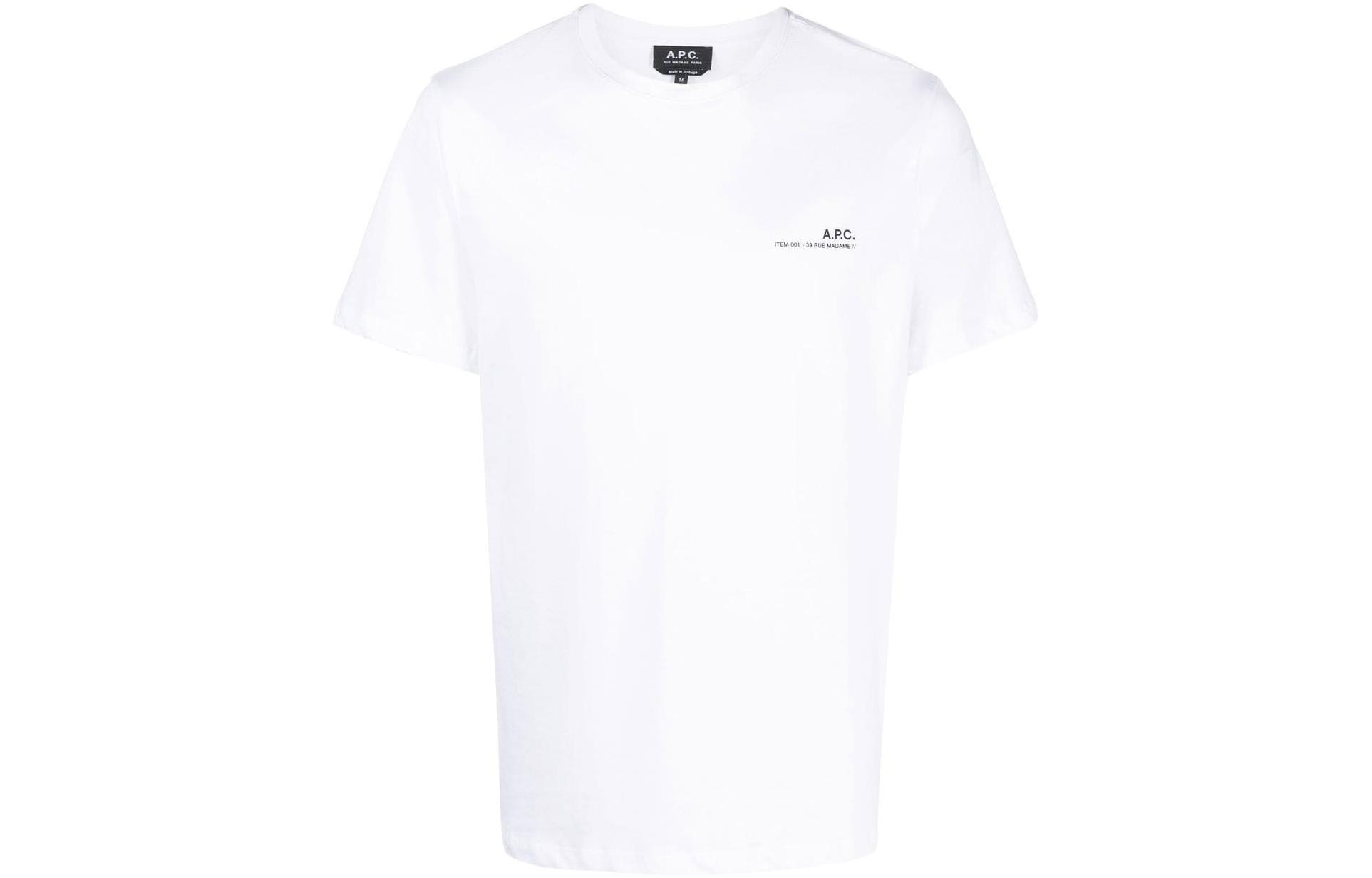 Футболка A.P.C с принтом логотипа, белая
Футболка A.P.C с принтом логотипа, белая