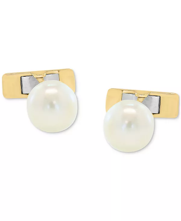 Мужские запонки Effy с культивированным пресноводным жемчугом (10 мм) из серебра с позолотой 14 карат Effy Collection, gold
Мужские запонки Effy с культивированным пресноводным жемчугом (10 мм) из серебра с позолотой 14 карат Effy Collection, gold