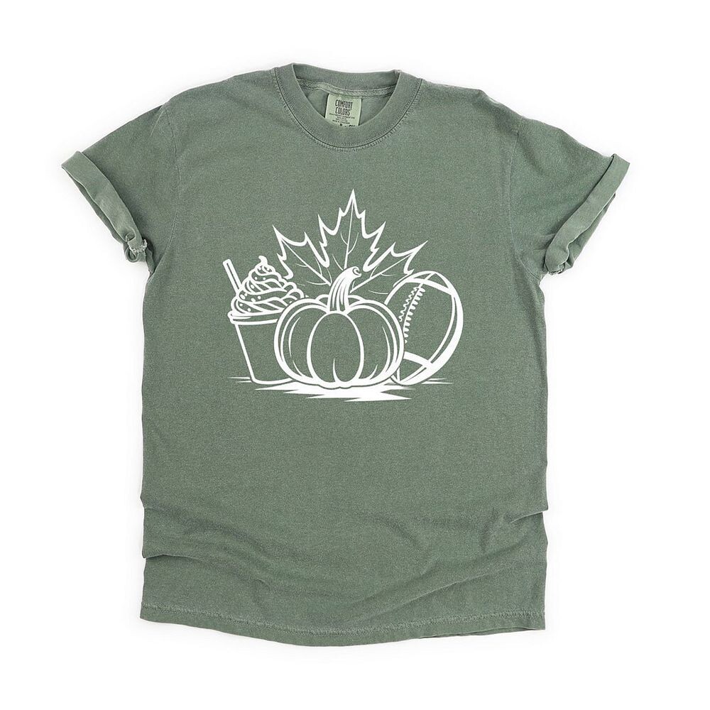 Осенние футболки с коллажем, окрашенные в одежду Simply Sage Market, цвет Moss
Осенние футболки с коллажем, окрашенные в одежду Simply Sage Market, цвет Moss