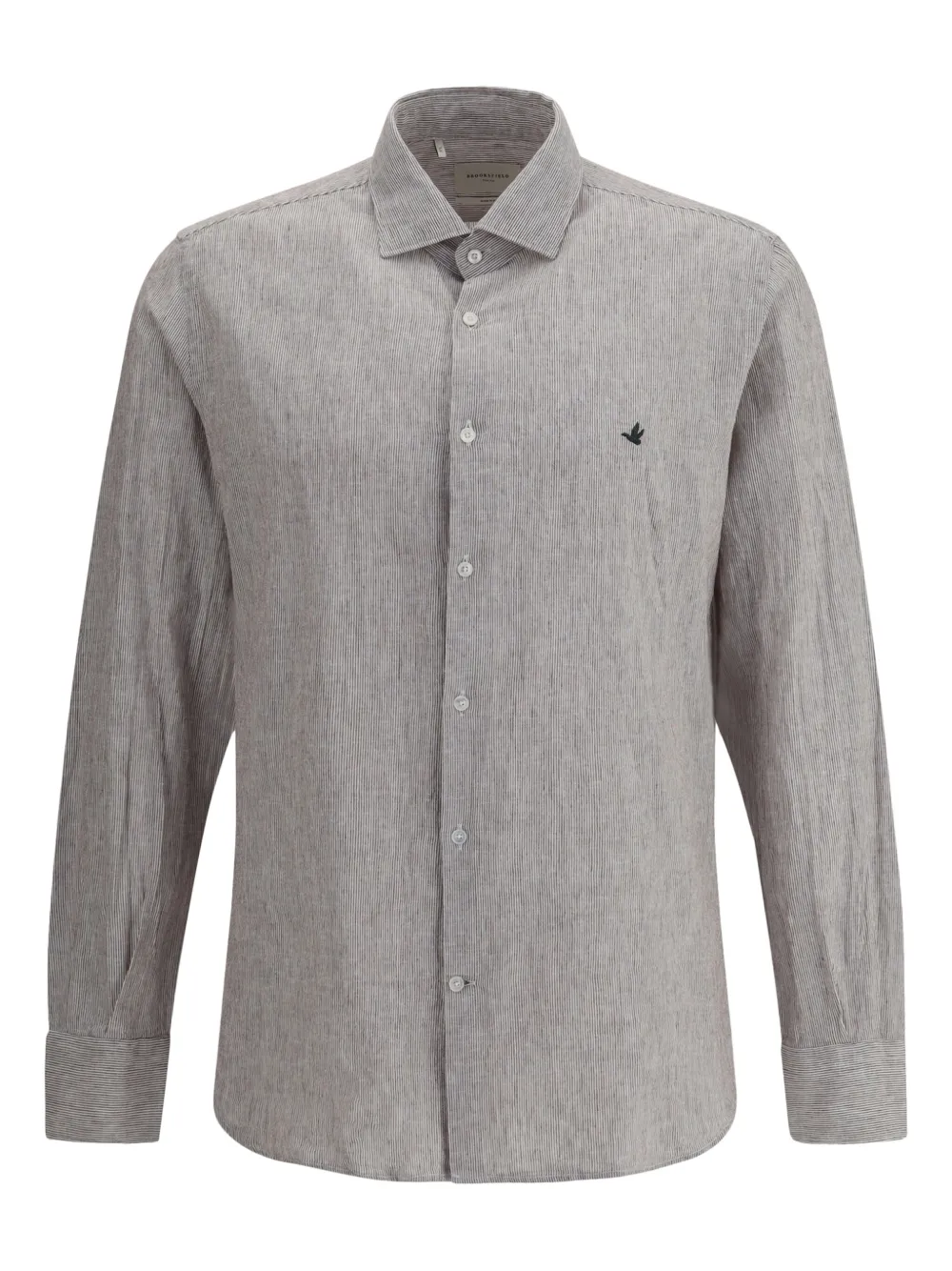 Полосатая рубашка с вышитым логотипом BROOKSFIELD, серый
Полосатая рубашка с вышитым логотипом BROOKSFIELD, серый