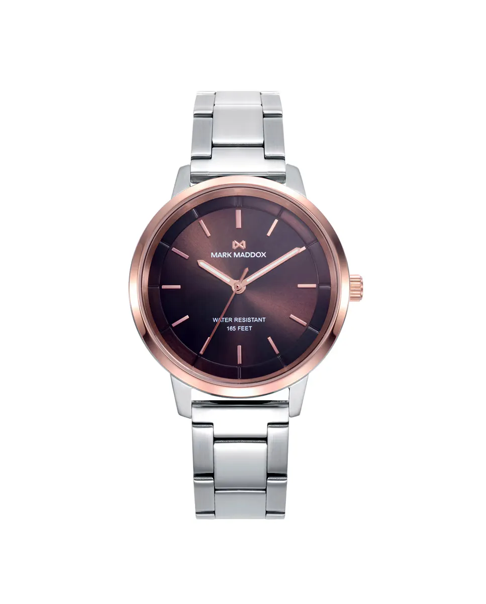 Женские часы Greenwich с двухцветным стальным и розовым Ip корпусом и стальным браслетом Mark Maddox, серебрянный
Женские часы Greenwich с двухцветным стальным и розовым Ip корпусом и стальным браслетом Mark Maddox, серебрянный