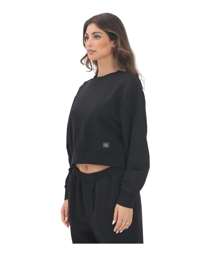 Черный свитер с круглым вырезом, минималистичный стиль. Calvin Klein Jeans, черный
Черный свитер с круглым вырезом, минималистичный стиль. Calvin Klein Jeans, черный