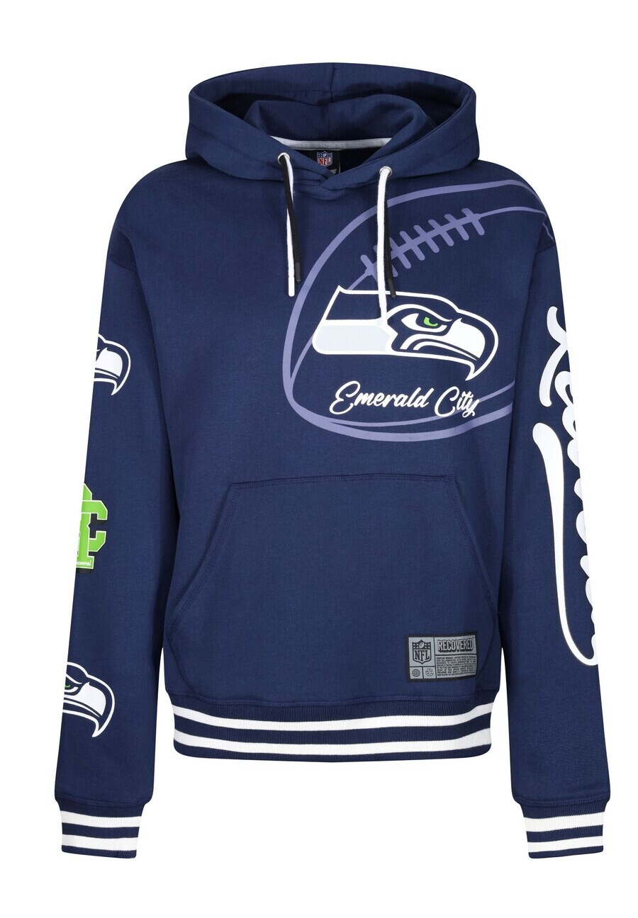 Свитер Recovered Sweatshirt NFL Seahawks Emerald City, синий
Свитер Recovered Sweatshirt NFL Seahawks Emerald City, синий