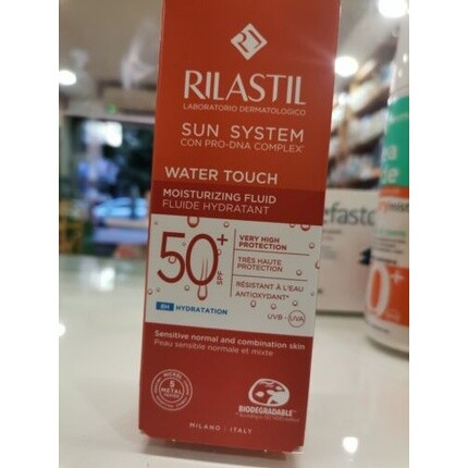 Sun System Water Touch Fluid Spf50+ 50 мл солнцезащитный крем для чувствительной кожи лица, Rilastil
Sun System Water Touch Fluid Spf50+ 50 мл солнцезащитный крем для чувствительной кожи лица, Rilastil