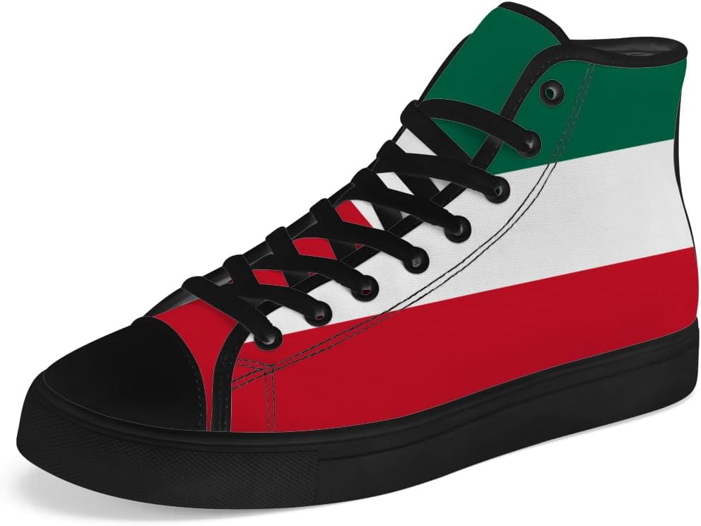 Мужские и женские высокие кеды из ткани с флагом Мексики, с шнуровкой, повседневная обувь Chebing, белый
Мужские и женские высокие кеды из ткани с флагом Мексики, с шнуровкой, повседневная обувь Chebing, белый