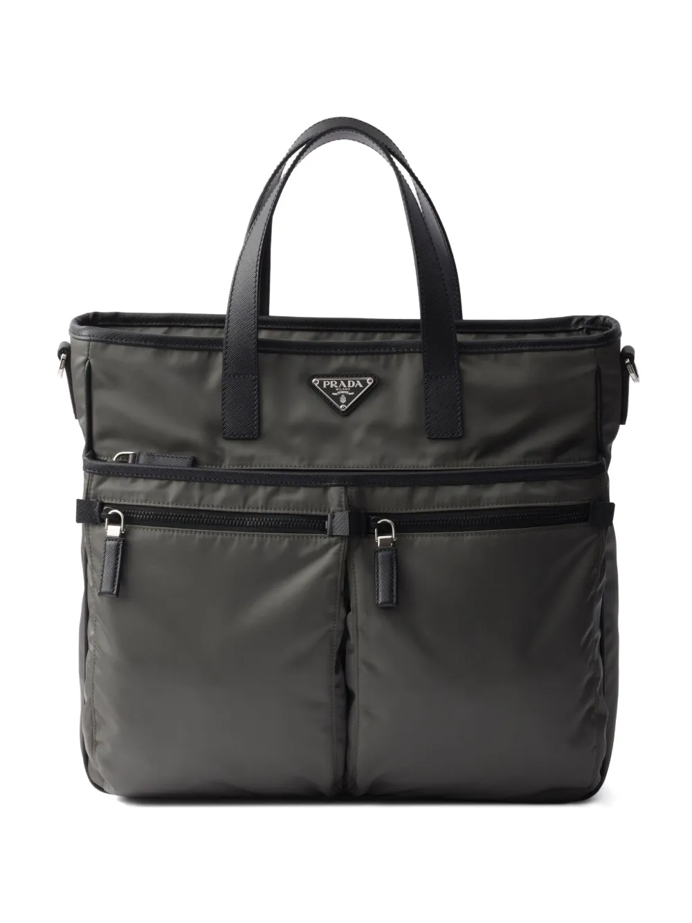 Сумка-тоут Re-Nylon с карманом Prada, зеленый
Сумка-тоут Re-Nylon с карманом Prada, зеленый