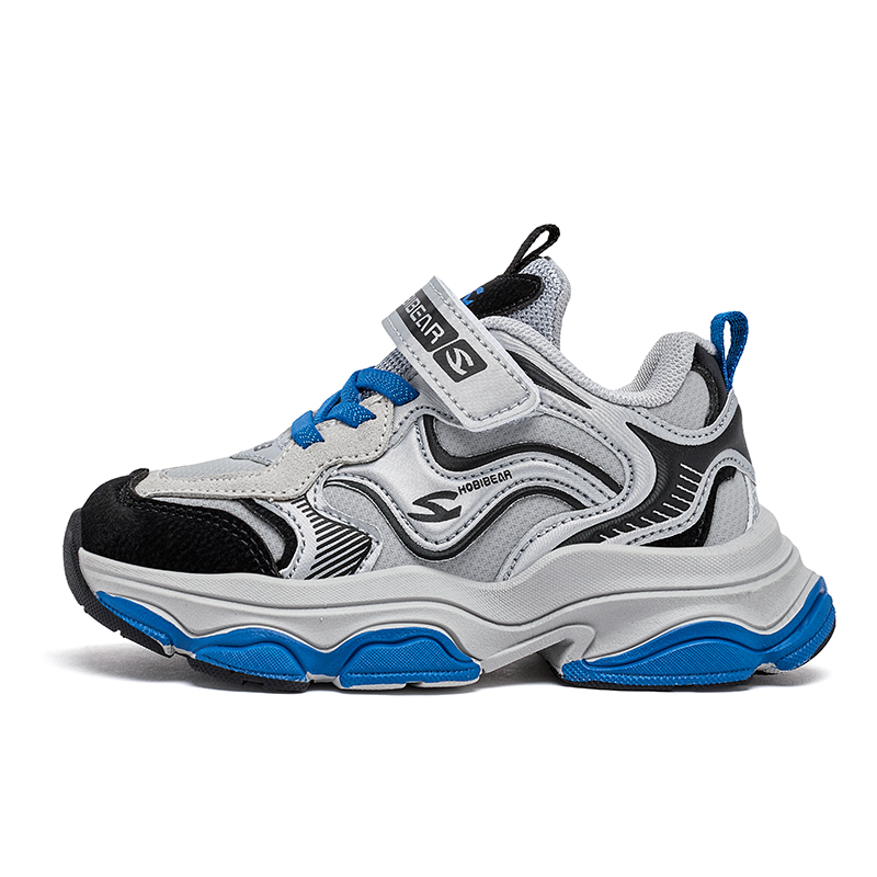 Противоскользящие легкие дышащие детские кроссовки для бега HOBIBEAR, серебряный/серый/синий
Противоскользящие легкие дышащие детские кроссовки для бега HOBIBEAR, серебряный/серый/синий