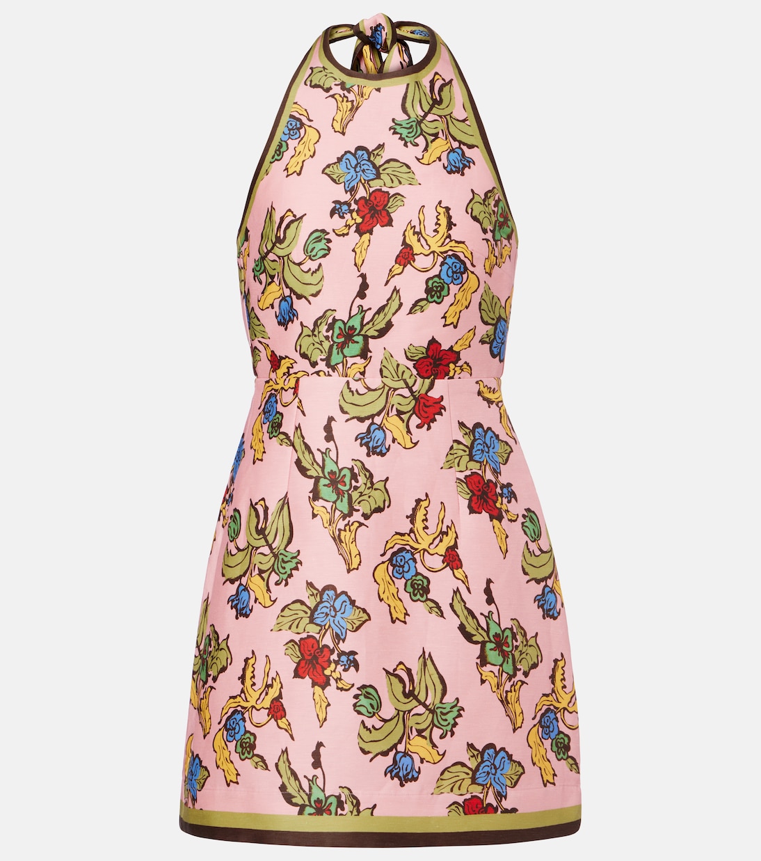 Мини-платье с запахом из льняной смеси в цветочном принте Alémais, разноцветный
Мини-платье с запахом из льняной смеси в цветочном принте Alémais, разноцветный