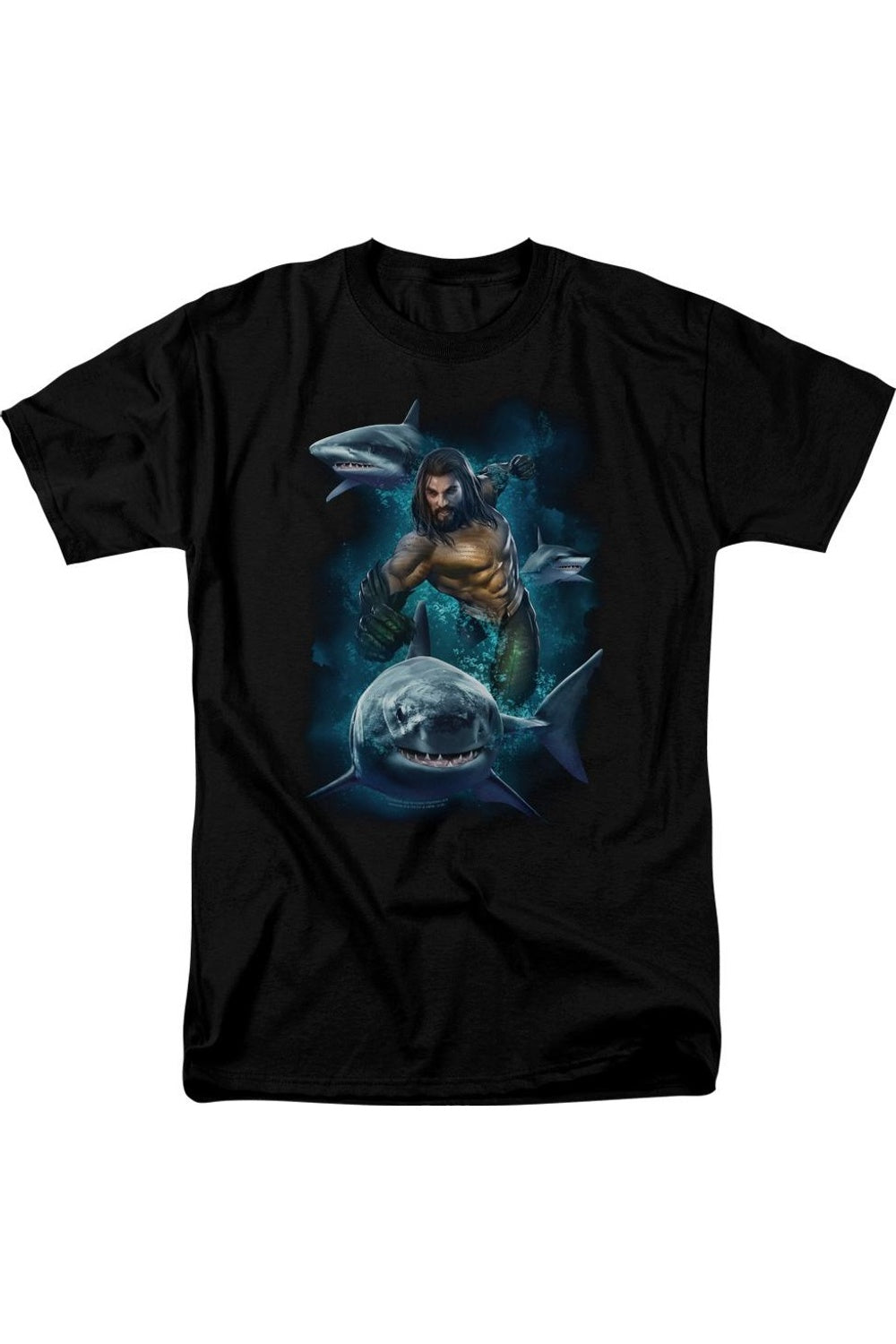 Футболка с коротким рукавом для взрослых «Аквамен: плавание с акулами» Aquaman Movie, черный
Футболка с коротким рукавом для взрослых «Аквамен: плавание с акулами» Aquaman Movie, черный