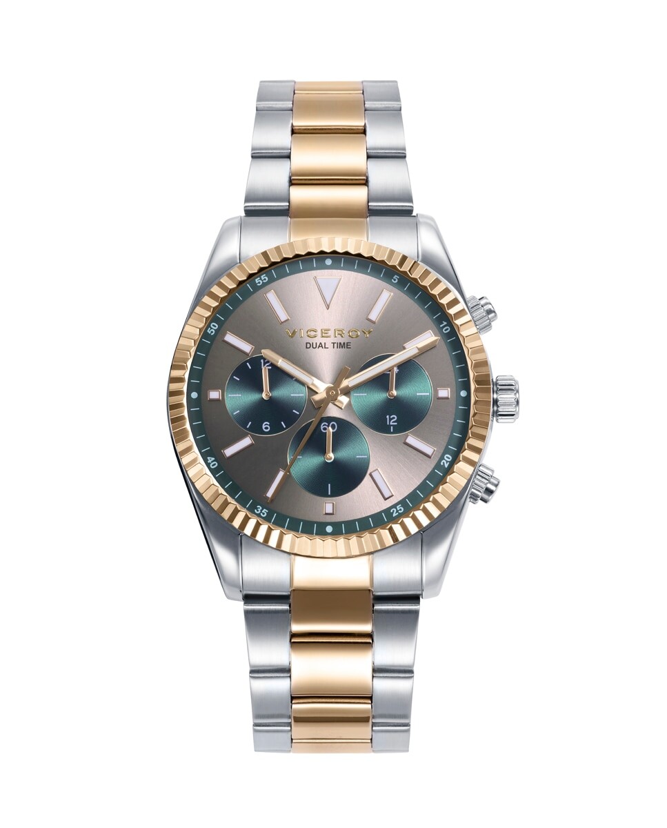Шикарные мужские часы с двухцветным стальным корпусом и браслетом Viceroy, мультиколор
Шикарные мужские часы с двухцветным стальным корпусом и браслетом Viceroy, мультиколор
