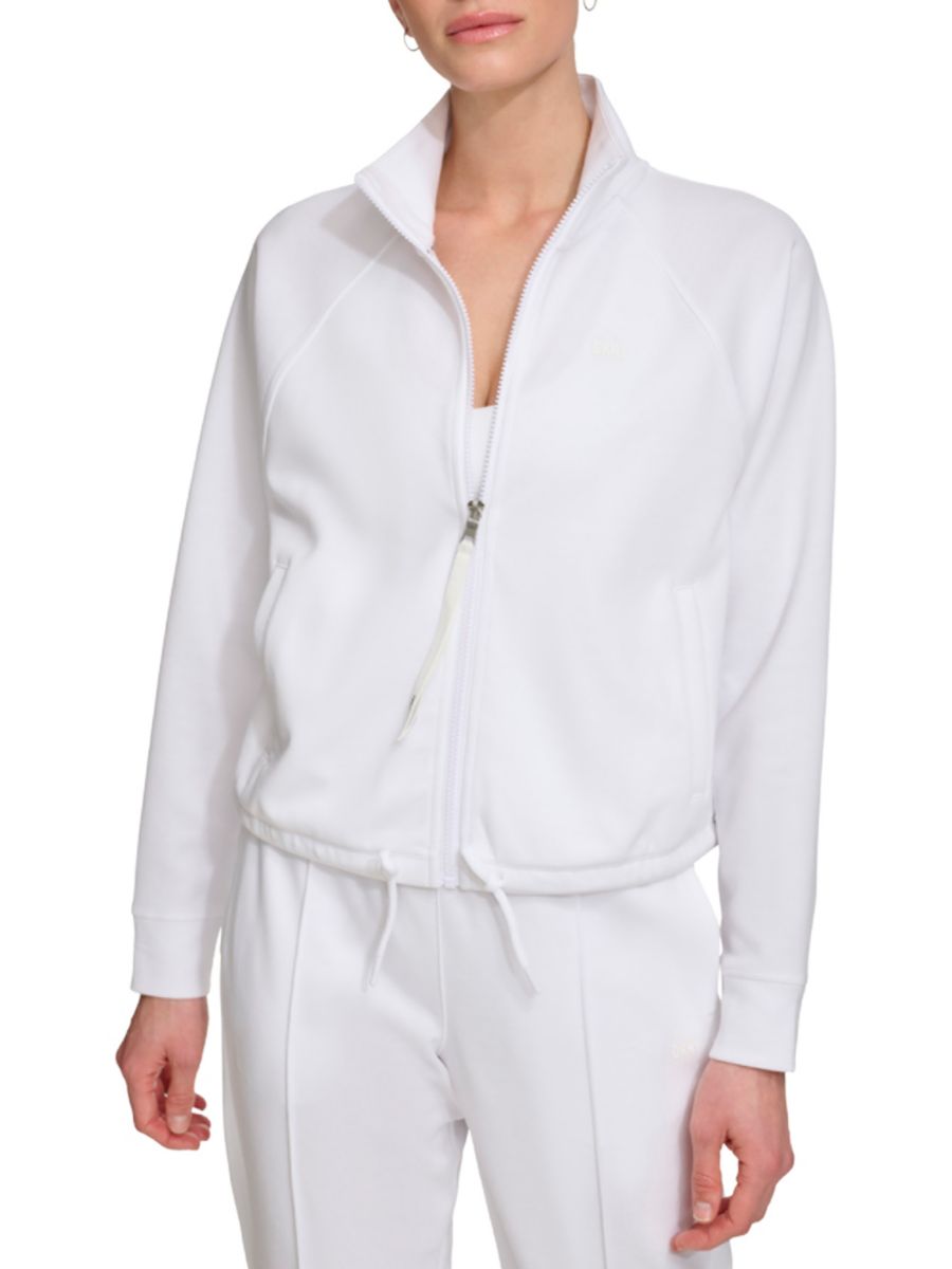 Куртка с воротником-стойкой на молнии DKNY, белый
Куртка с воротником-стойкой на молнии DKNY, белый