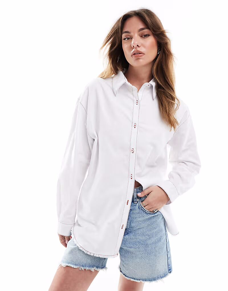 Рубашка Vans Gillian с графическим принтом белого цвета 
Рубашка Vans Gillian с графическим принтом белого цвета