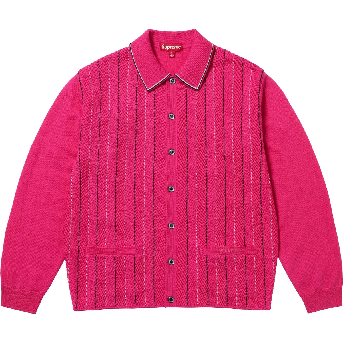 Кардиган в елочку Supreme, розовый
Кардиган в елочку Supreme, розовый