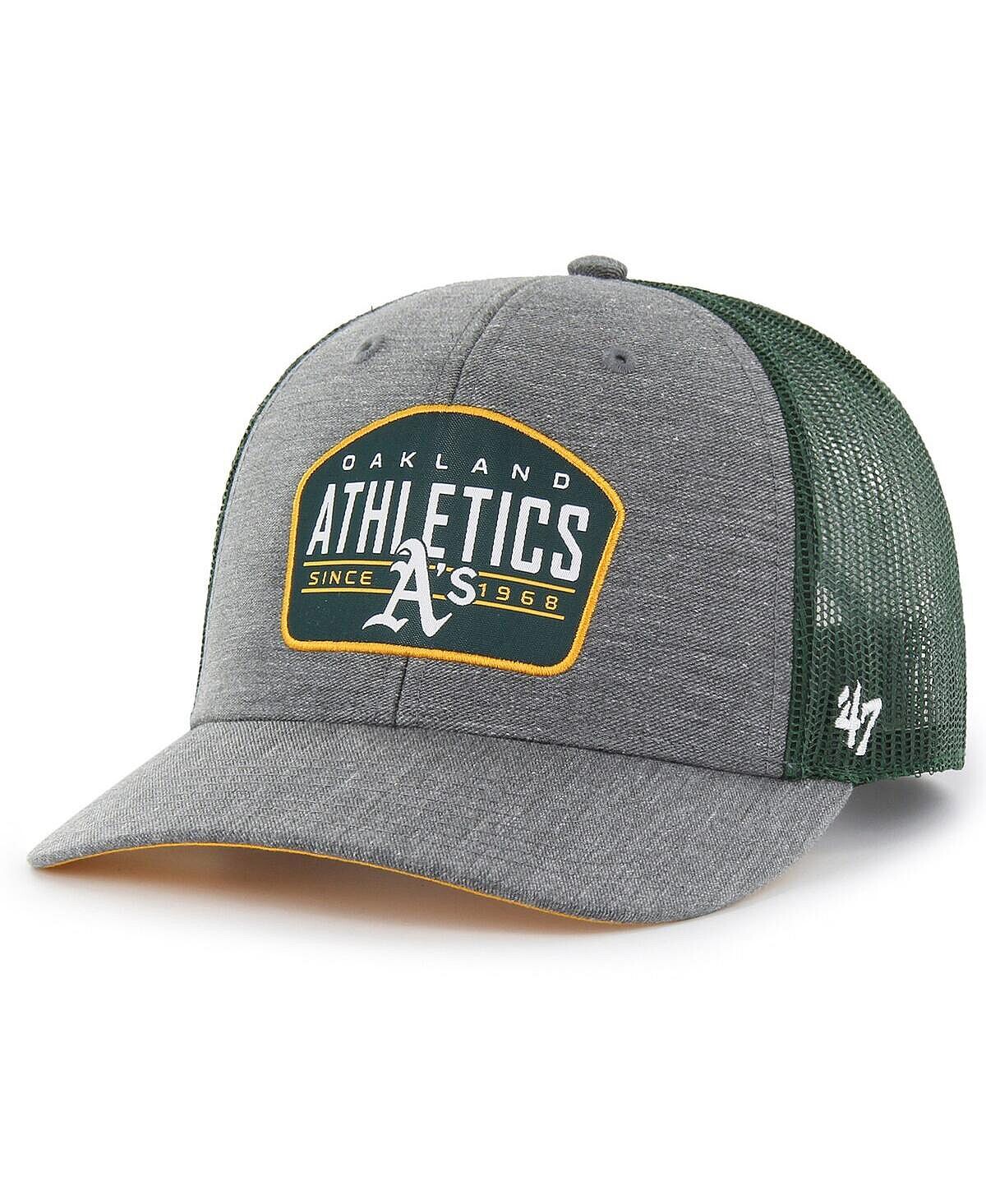 Мужская темно-серая кепка Oakland Athletics Slate Trucker Snapback '47 Brand
Мужская темно-серая кепка Oakland Athletics Slate Trucker Snapback '47 Brand