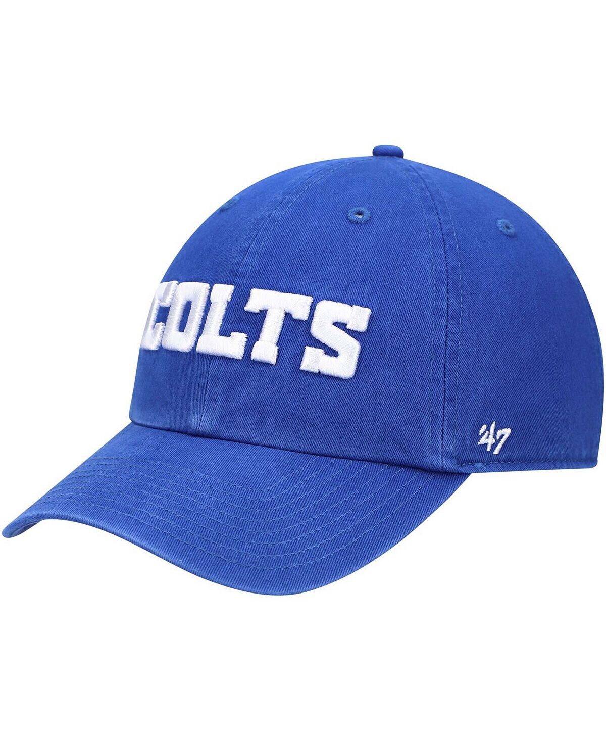 Мужская регулируемая шляпа Royal Indianapolis Colts Clean Up Script '47 Brand
Мужская регулируемая шляпа Royal Indianapolis Colts Clean Up Script '47 Brand