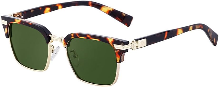 Солнцезащитные очки в стиле ретро-панк квадратной формы для мужчин и женщин с металлической полуободковой оправой, модные очки для путешествий, вечеринок и деловых встреч, защита от ультрафиолета UV400 WNCKSQ, C04 Green
Солнцезащитные очки в стиле ретро-панк квадратной формы для мужчин и женщин с металлической полуободковой оправой, модные очки для путешествий, вечеринок и деловых встреч, защита от ультрафиолета UV400 WNCKSQ, C04 Green