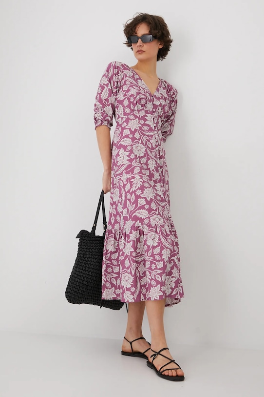 Платье с добавлением льна Medicine, розовый 
Платье с добавлением льна Medicine, розовый