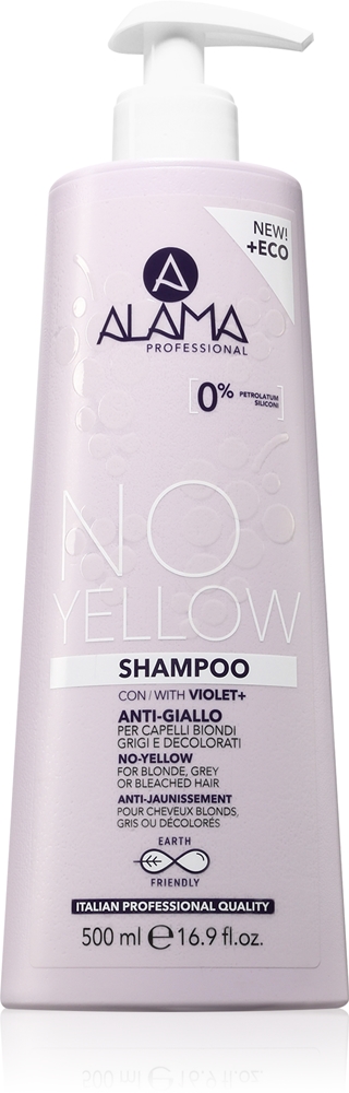 Нежелтый шампунь для нейтрализации желтых тонов Alama Professional, 500 мл
Нежелтый шампунь для нейтрализации желтых тонов Alama Professional, 500 мл