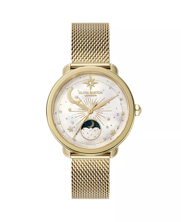 Женские часы с золотистым браслетом из нержавеющей стали с фазами Луны, 34 мм Olivia Burton, gold, Позолоченный, Женские часы с золотистым браслетом из нержавеющей стали с фазами Луны, 34 мм Olivia Burton, gold
Женские часы с золотистым браслетом из нержавеющей стали с фазами Луны, 34 мм Olivia Burton, gold, Позолоченный, Женские часы с золотистым браслетом из нержавеющей стали с фазами Луны, 34 мм Olivia Burton, gold