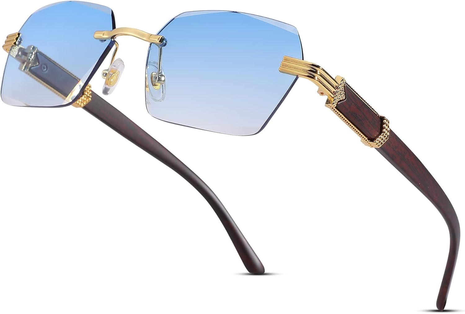 Солнцезащитные очки Hycredi без оправы, прямоугольные, для мужчин и женщин, в стиле ретро, без оправы, квадратные, солнцезащитные очки в стиле Y2k, тонированные очки, C4 * Blue
Солнцезащитные очки Hycredi без оправы, прямоугольные, для мужчин и женщин, в стиле ретро, без оправы, квадратные, солнцезащитные очки в стиле Y2k, тонированные очки, C4 * Blue