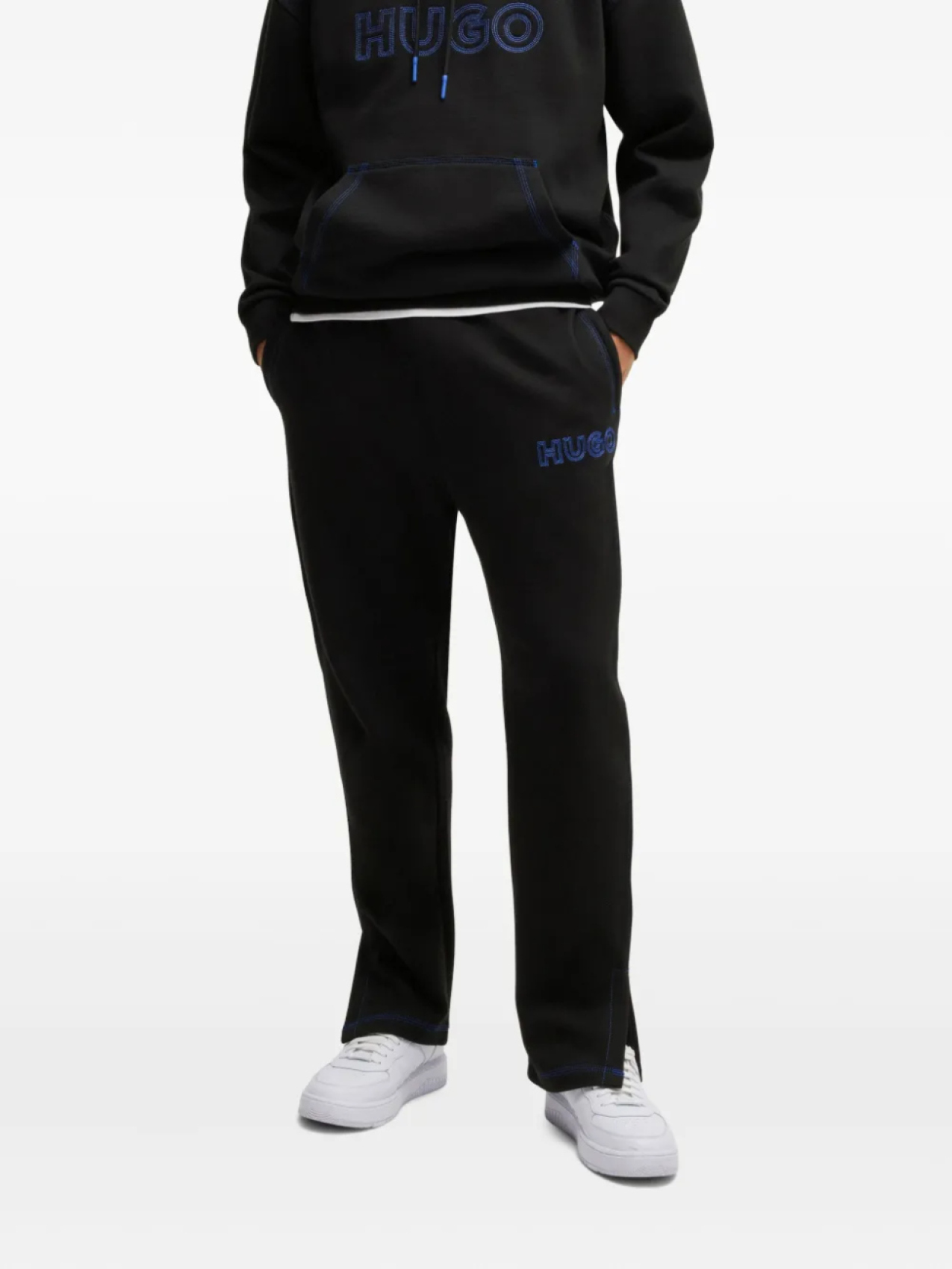 Спортивные брюки с вышитым логотипом HUGO, черный
Спортивные брюки с вышитым логотипом HUGO, черный