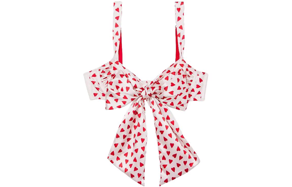 Бюстгальтер Victoria's Secret красный с принтом в виде сердца
Бюстгальтер Victoria's Secret красный с принтом в виде сердца