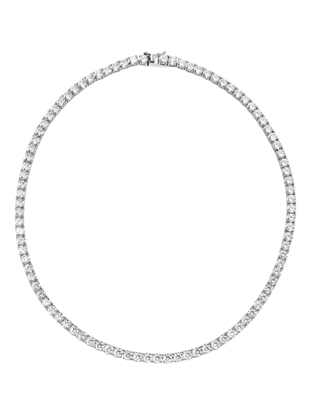 Колье-теннис с камнями Obsidian, серебристый
Колье-теннис с камнями Obsidian, серебристый