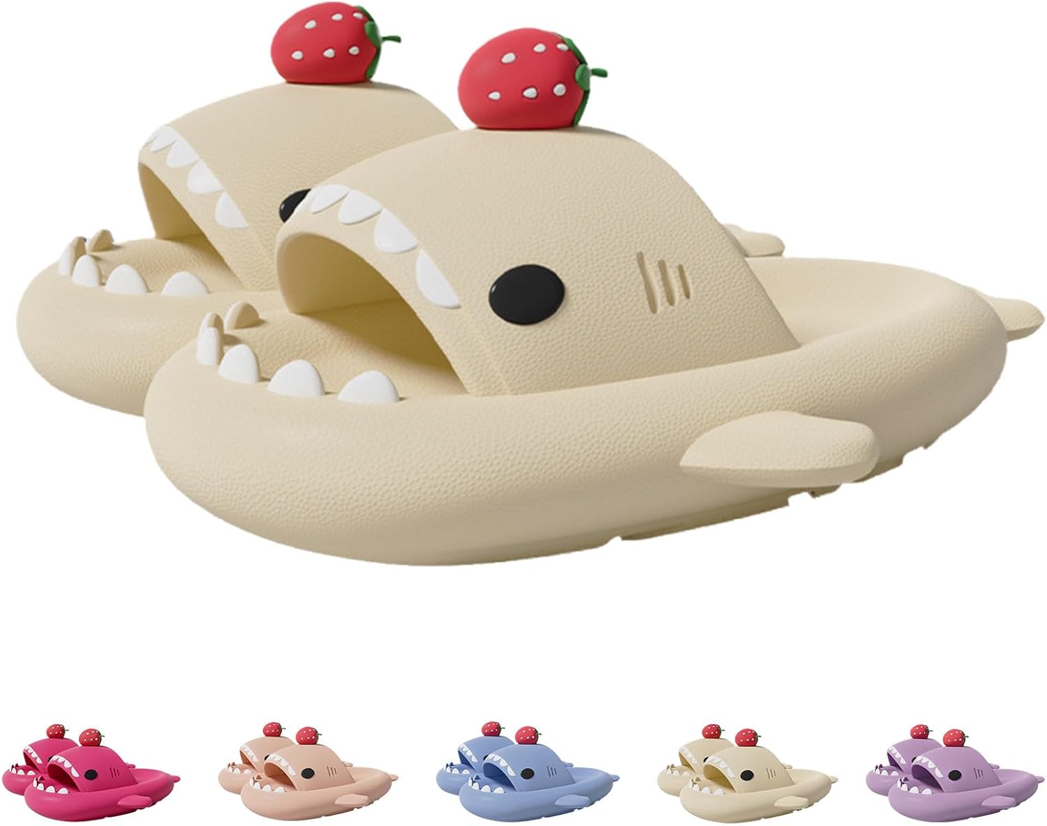 Шлепанцы с акулами с 3D плавниками, унисекс, 3D мультяшные EVA шлепанцы с открытым носком для душа и бассейна Generic, бежевый
Шлепанцы с акулами с 3D плавниками, унисекс, 3D мультяшные EVA шлепанцы с открытым носком для душа и бассейна Generic, бежевый