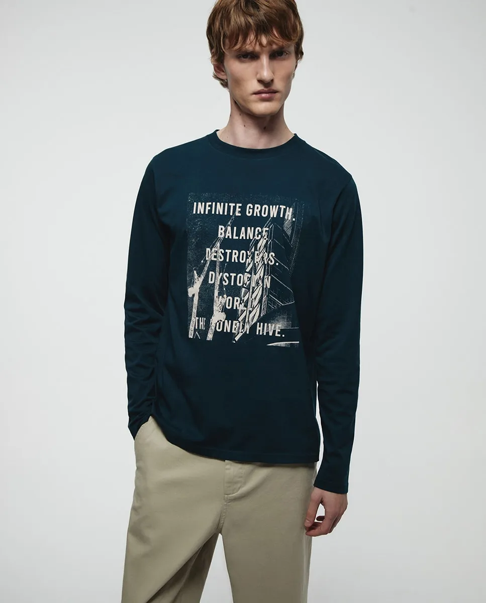 Футболка с принтом Sfera, зеленый
Футболка с принтом Sfera, зеленый