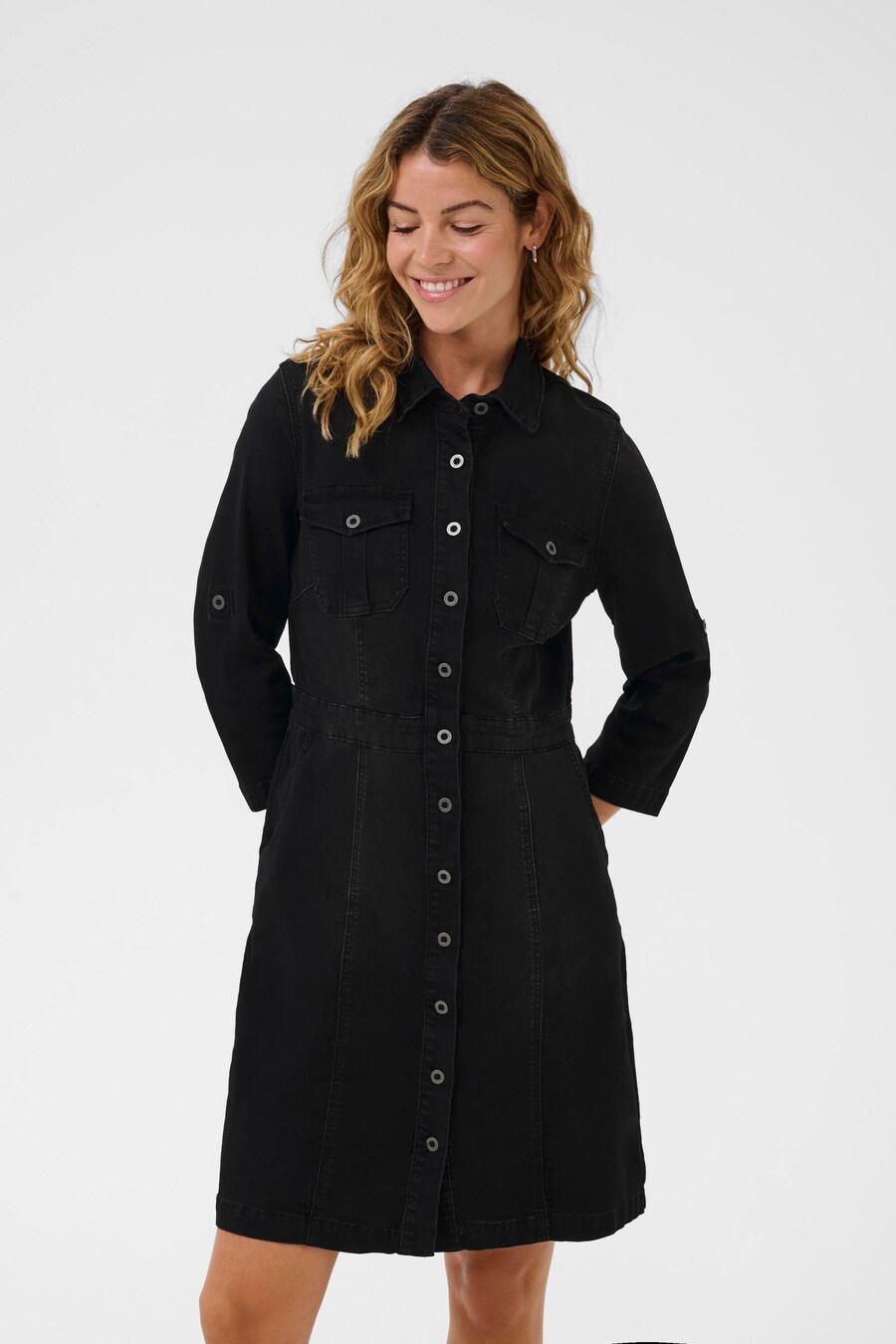 Платье-рубашка Cream Uniforma, Black denim
Платье-рубашка Cream Uniforma, Black denim