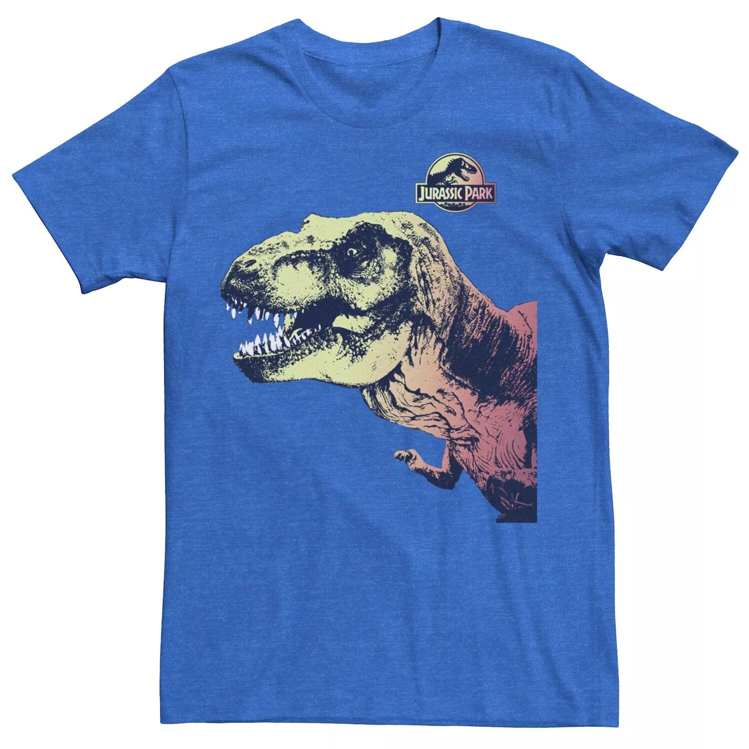 Мужская футболка с рисунком «Парк Юрского периода T-Rex Sunset Color Fil» Licensed Character
Мужская футболка с рисунком «Парк Юрского периода T-Rex Sunset Color Fil» Licensed Character
