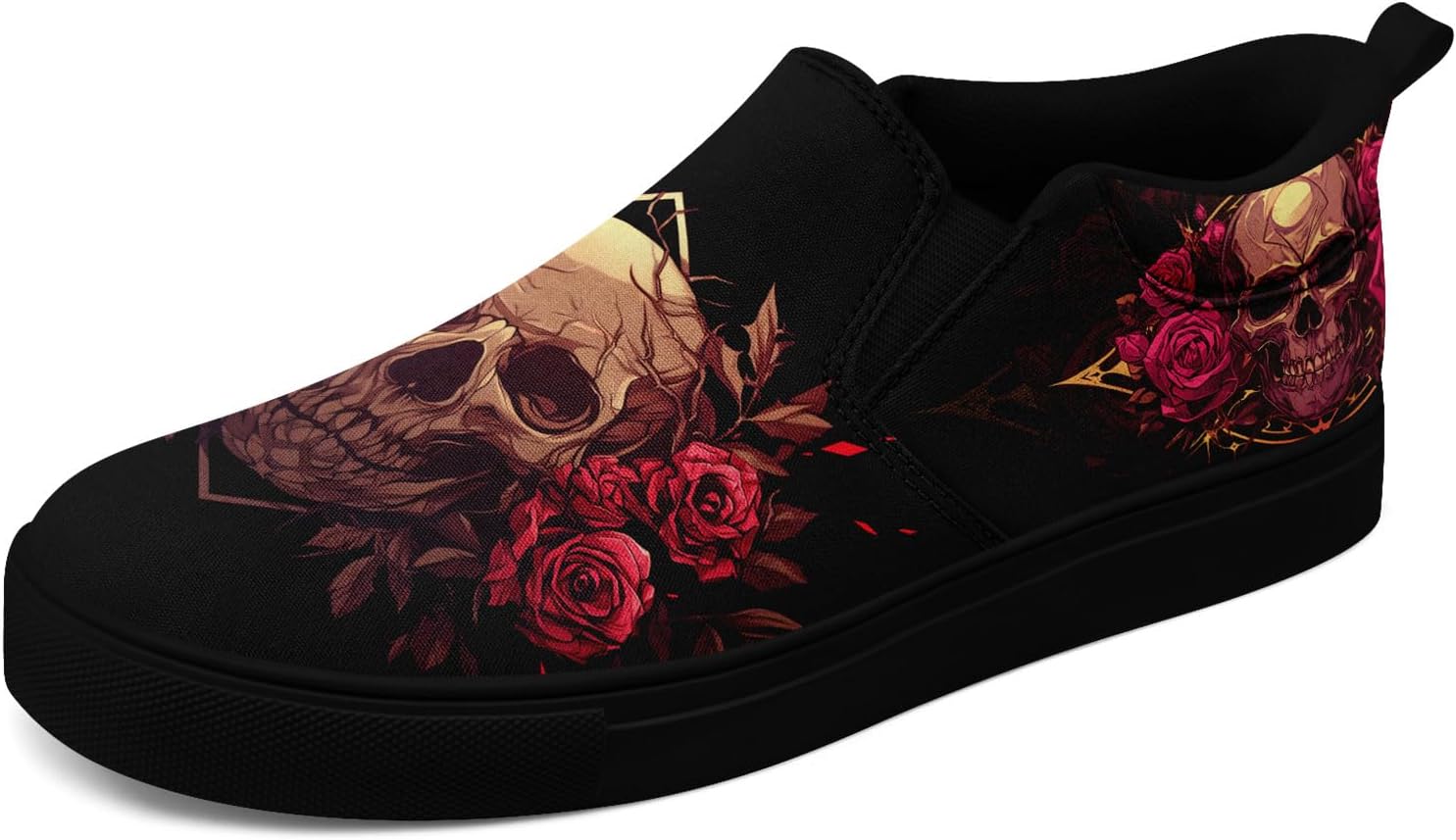 Женские готические кеды с черепом coolcustomize, слипоны, эластичный текстиль, повседневные лоферы, рок и панк, низкие кеды для ходьбы, мужские, золотой
Женские готические кеды с черепом coolcustomize, слипоны, эластичный текстиль, повседневные лоферы, рок и панк, низкие кеды для ходьбы, мужские, золотой