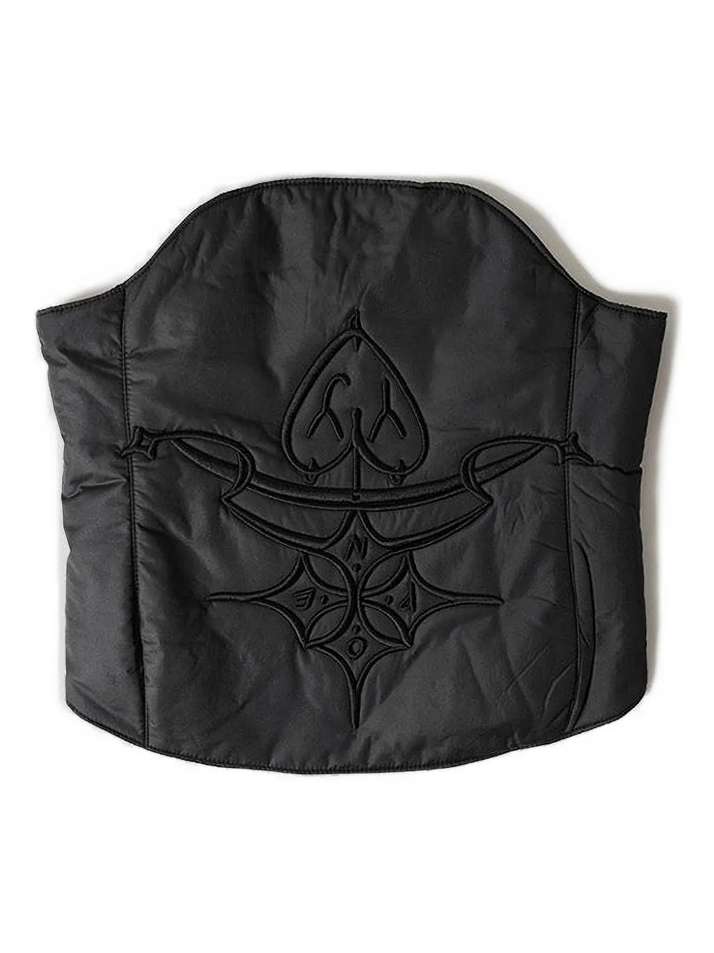 Стеганый вышитый топ Open YY, черный
Стеганый вышитый топ Open YY, черный