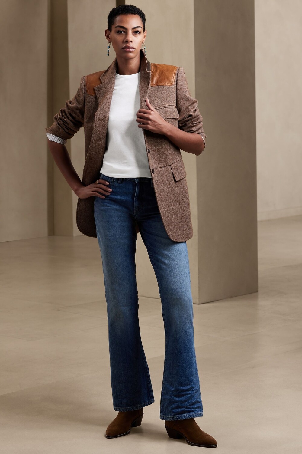 Футболка с круглым вырезом весом в носовой платок Banana Republic, белый
Футболка с круглым вырезом весом в носовой платок Banana Republic, белый