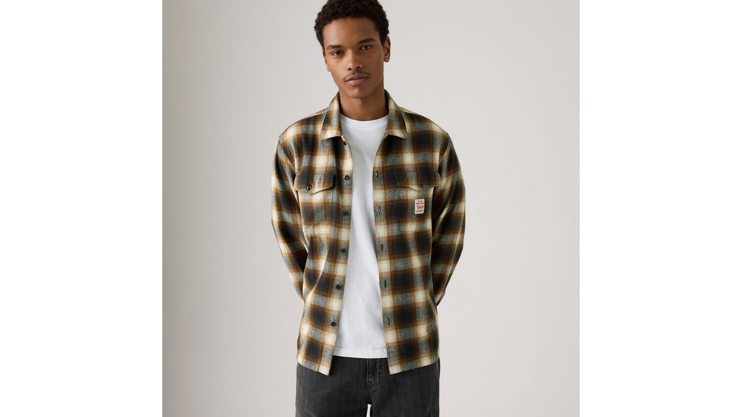 Рубашка рабочая с длинным рукавом Levi's, Hound Dog Plaid - Brown
Рубашка рабочая с длинным рукавом Levi's, Hound Dog Plaid - Brown