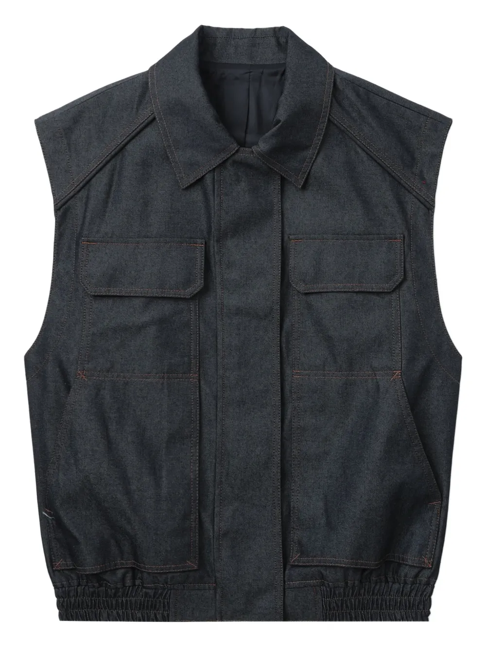 Жилет с карманами Juun.J, синий 
Жилет с карманами Juun.J, синий